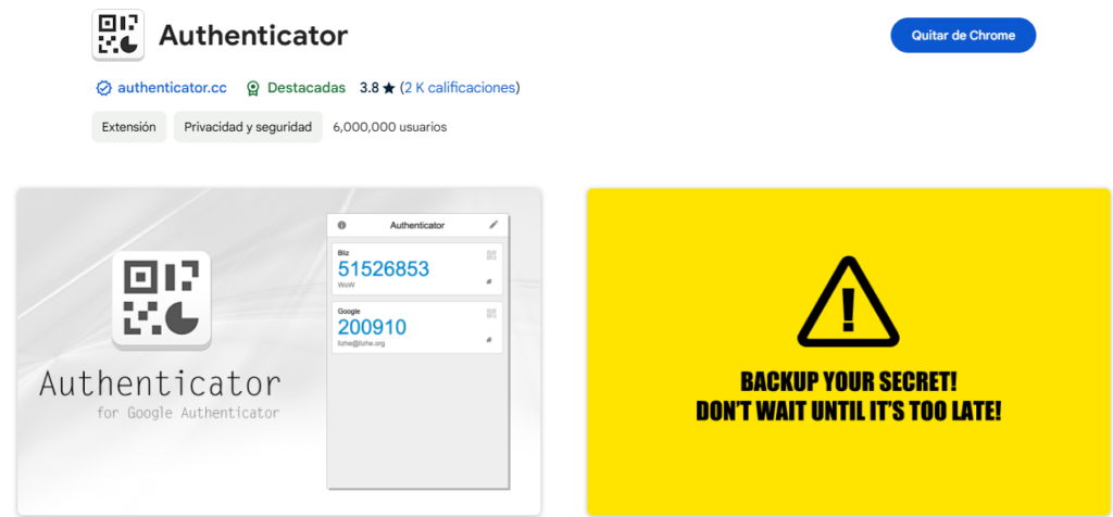 Authenticator for Google Authenticator