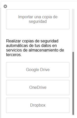 Authenticator for Google Authenticator, Importar una copia de seguridad, puedes usar el medio que más se acomode a tus necesidades. (Texto, QR, Google Drive, OneDrive, Dropbox, etc)